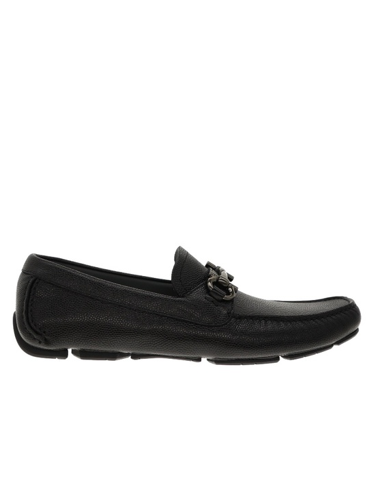 Salvatore Ferragamo Parigi Pebbled Black Leather Size 9 US New main image 6